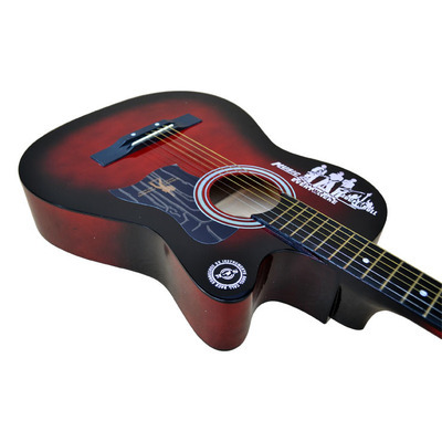 纳英乐器 专业批发38寸民谣木吉他，助力音乐学习与外贸发展